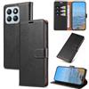 KKEIKO Cover per Honor X8b, Antiurto Custodia in PU Pelle con Slot per Porta Carte, Magnetico Protettiva Cover per Honor X8b, Nero
