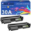 Tito-Express EcoSerie 30A CF230A Toner compatibile per HP LaserJet Pro MFP M227fdw M203dw M203dn M203d M227sdn M227fdn M227d M203 M220 Nero Multipack
