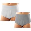 ORIONE SLIP ELASTICO CONTENITIVO aperto grigio Art.309 Taglia 7 > 101-105 cm