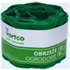 AGAPLAST Bordura da giardino ondulata verde 15 cm, 9 m