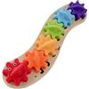 Milageto Rainbow Gear Toy Busy Board fai da te, accessorio per attrezzi, regalo portatile, materiali per la tavola sensoriale per lo sviluppo delle abilità per