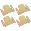 Sharplace 4 Connettori in Metallo per Divani Componibili, Accessori di Collegamento, Oro