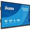 iiyama iiyama TN8605A-B1AG visualizzatore di messaggi Pannello piatto interattivo 2,17 m [85.6] 500 cd/mÂ² 4K Ultra HD Nero Touch screen (iiyama TN8605A-B1AG Signage Display 2.17 m [85.6] 500 cd/) TN8605A-B1AG