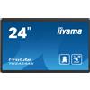 iiyama iiyama TW2424AS-B1 visualizzatore di messaggi Pannello piatto per segnaletica digitale 60,5 cm (23.8) Wi-Fi 250 cd/mÂ² 4K Ultra HD Nero Touch screen Processore integrato Android 24/7 TW2424AS-B1