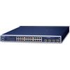 Planet PLANET WGSW-24040HP4 switch di rete Gestito L2/L4 Gigabit Ethernet (10/100/1000) Supporto Power over Ethernet (PoE) Blu WGSW-24040HP4