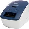 Brother Brother QL-600B stampante per etichette [CD] Termica diretta 300 x 600 DPI 71 mm/s Cablato DK (QL600B LABEL PRINTER BLUE/WHITE - ) QL-600BZU1