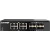 QNAP QNAP QSW-3216R-8S8T switch di rete Non gestito L2 10G Ethernet [100/1000/10000] Nero (QSW-3216R-8S8T Switch - 16 port of 10GbE port speed 8 port SFP+ 8 port 10gbE RJ45 half-rackmount design) QSW-3216R-8S8T