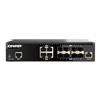 QNAP 12 PORTS 10GBE, 8 PORTS SFP+, 4 PORTS 10GBE RJ45 QSW-M3212R-8S4T