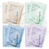 exatta 8 Pezzi Daily Care Maschera Viso in Tessuto, Maschera Viso Acido Ialuronico, maschera Collagene viso, Maschere VisO Coreane, per Azione Idratante, Detergente