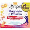 DESA PHARMA Apropos Magnesio Potassio Carnitina 24 Bustine Senza Zucchero 3,5 G Cadauna
