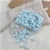 Generic Set di 100 spugne bianche quadrate sfumate per unghie, morbide, mini pennelli per unghie, con penna per afferrare (blu)