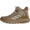 adidas Uomo Terrex Anylander Leather Mid Climaproof Hiking Shoes, Cardboard/Wonder Alumina/Bronze Strata, 45 1/3 EU