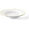 Piatto Fondo 23 cm Doppio Filo Oro Bitossi Home in Porcellana