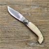 KNIFE COLTELLO 18,5 CM tipo ARBURESA MANICO IN osso di tibia acciaio inox