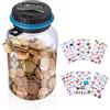 Aokyom Salvadanaio Automatico Coin 1.8L Grande Euro per Bambini con Lucchetto e