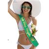 FIESTAS GUIRCA Sciarpa Miss Mojito Verde per Donna - Verde - Taglia Unica
