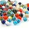 BOPHIS 80 Piccole Biglie di Vetro, Balance Glass Marbles Biglie Colorate per Bambini(occhio di gatto, classiche, monocolore, edizione sesamo), 16 mm, per Giochi e Decorazioni e progetti fai da te