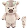 Bizhubmat Peluche Di Cinghiale - 60cm Peluche Muccas Highland, Vitello Che Corre, Bambola Da Collezione A Forma Di Pecora In Stile Cartone Animato, Animale Di Peluches Per Uomini, Donne, Bambini E Ragazzi