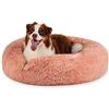 lionto Letto per Cani Rotondo Cuscino Gatti Letto Donut, (3XL) 100 cm Ø Rosa