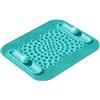 LeeQinersw Tappetino per massaggio ai piedi, per agopressione, portatile, per ufficio, per lavoratori in viaggio, Blu