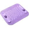 LeeQinersw Tappetino per massaggio ai piedi, per agopressione, portatile, per ufficio, per lavoratori in viaggio, Viola