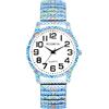 JewelryWe Orologio da Polso Da Donna, Cinturino in Metallo Lega Colorati Retro Vintage Orologio al Quarzo Piccolo, Buon Regalo per Donna, Festa della Mamma