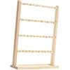 Baoblaze Espositore per Orecchini in Legno, espositore per Gioielli, Supporto per Orecchini per Orecchini per di Braccialetti, Portachiavi, Anelli