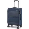 British Traveller Valigia Cabina 57,5cm Trolley Rigido Valigie con 4 Ruote Girevoli e TSA Lucchetto(20pollici, Blu)