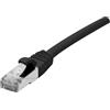 société CUC Cavo patch S/FTP, PiMF, Cat.6A (deep-set), nero, 20,0 m Cavo patch 10 Gigabit con cavo grezzoCat.7 e protezione antipiega particolarmente stretta (858655)