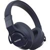 Pantone PT-WH005 Auricolare Con cavo e senza cavo A Padiglione Musica e Chiamate Bluetooth Blu