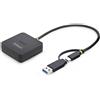 STARTECH ACCESSORIES Adattatore dock StarTech.com da USB-C/USB-A a M.2 NVMe, 10 Gbps, lettore SSD M.2 NVMe esterno senza attrezzi, B+M/M-Key, SSD, M.2, M.2, USB 3.2 Gen 2 (3.1 Gen 2) Type-C, nero, 10 Gbps