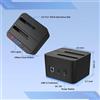 OEM Docking station USB 3.0 per dischi rigidi esterni SATA, compatibile con HDD o SSD SATA da 2,5 e 3,5 pollici, supporto per clonazione offline, lettore di schede TF e SD