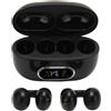 OEM Auricolari stereo per iOS - 144 lingue - Con clip - Base di ricarica - Nero