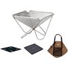 Snow Peak Camino Starter Set L, Portatile Firepit Set, Giapponese all'aperto barbecue