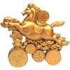 SZLIFE Statua Di Cavallo Rotante in Lega, Ornamento Del Cavallo Dello Zodiaco Misura 9,8 X 8,8 Cm, Sculture Di Animali per Il Capodanno Cinese 2026 Adatto per Ufficio, Soggiorno, Camera Da Letto