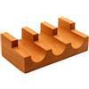 Baoblaze Porta di tacos di sushi in legno Decorazione del supporto per sushi Sushi Hand Roll Porta per alimentari da tavolo da tavolo Visualizzazione, 3 Griglia