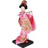 KESOTO Bambola Geisha Giapponese Statuetta Asiatica Figurina Tradizionale Ornamento in Resina E Gesso Adatta per Collezionisti E, Style E