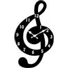 Sharplace Orologio Da Parete Musicale Decorativo 30 * 17 Cm, Moderno Orologio Da Parete in Legno Muto per Casa, Stanza, Soggiorno, Camera Da Letto, Ufficio, Luoghi Di Lavoro