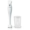 Bosch Frullatore a Immersione MSM6B150, 300W, Impugnatura ergonomica, Facile da usare, Lama Acciaio Inox, Piede frullatore Removibile Lavabile in Lavastoviglie, Bicchiere graduato Incluso, Bianco