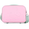 Disney Joumma Bags Good Trip Valigia per cabina per bambini, rigida ABS chiusura a combinazione laterale 28,4 l 2 kg 4 ruote doppie bagaglio a mano, Rosa, Taglia unica, Trousse