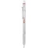 rOtring 600 penna a sfera | punta media | inchiostro nero | corpo argento | ricaricabile