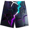 TUONROAD Bambino Nuotare Pantaloncini Divertente 3D Stampato Asciugatura Rapida Costumi da Bagno Bambini Board Shorts 7-8 Anni