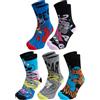 United Labels Sesame Street - Calze da ginnastica da uomo, 40-45, confezione da 5, multicolore, 40-45