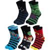 United Labels 5 Paia di Calzini Marvel Uomo Colorati Supereroi, Multicolore, 40-45