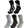 United Labels 5 Paia Calzini Uomo Looney Tunes Multicolore 40-45