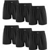 L&K Value Pack Set di 6 Boxer da Uomo Webboxer con Design Classici Intimo da Uomo in Cotone 1405A 4XL