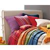 Tata Home Kenya Copriletto Misura 2 Piazze Matrimoniale 255x255 cm 80% Cotone 20% Poliestere Colore Verde