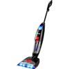 Vileda JetClean Aspirapolvere e Lavapavimenti Elettrico 3in1, Doppio Filtro, Due Serbatoi d'Acqua, Rullo in Microfibra, Cavo 7 Metri, 400 W, Rotoli, Nero