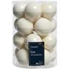 KAEMINGK Glass Machbaubles Enamel Matt Colour: Wool White Size: Dia6Cm Accessori 195