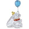 Swarovski Disney Classics Dumbo, Soggetto Decorativo con 827 Sfaccettature di Cristalli Raffigurante il Personaggio di Dumbo della Disney, Oggetto da Collezionare, 13,3 x 7,1 x 9,3 cm